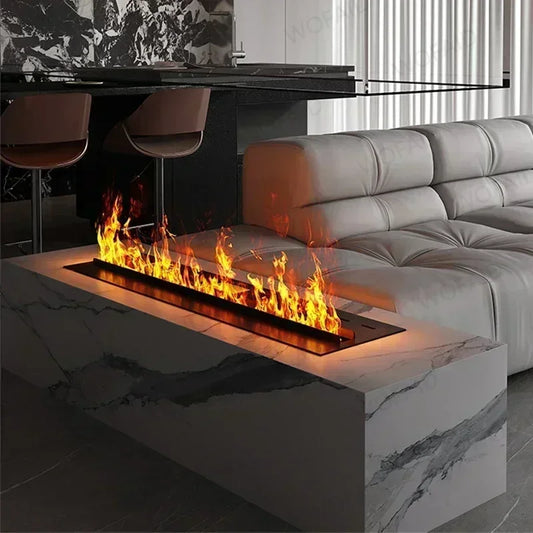 3D Atomized Fireplace with Colorful Steam