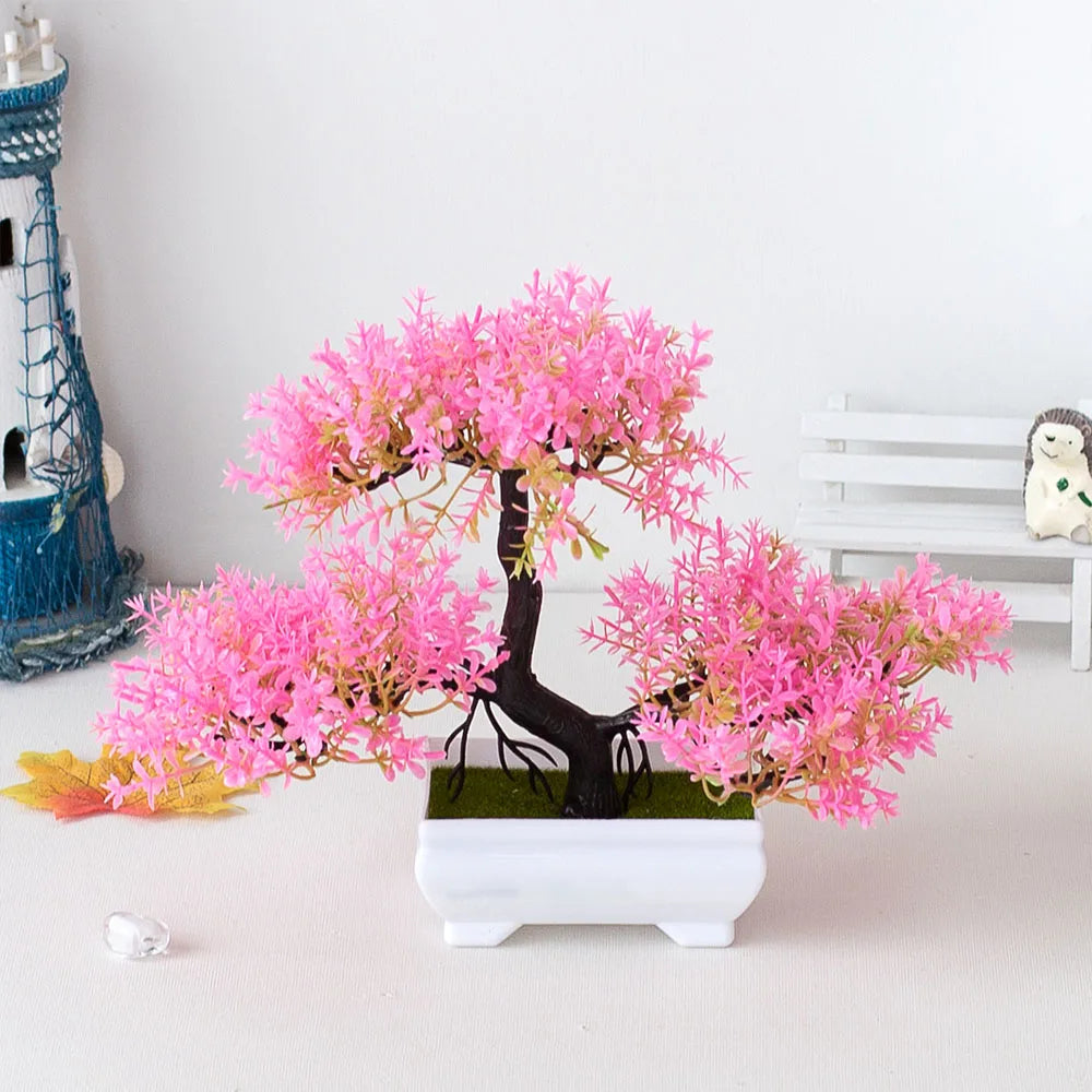 Potted Bonsai Artificial Plant