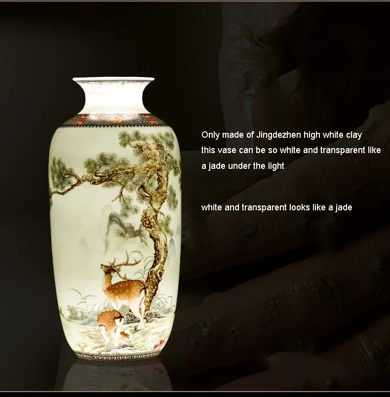 Chinese Traditional Jingdezhen Ceramic Vase