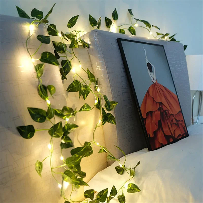 Flower Leaf Garland LED Lights