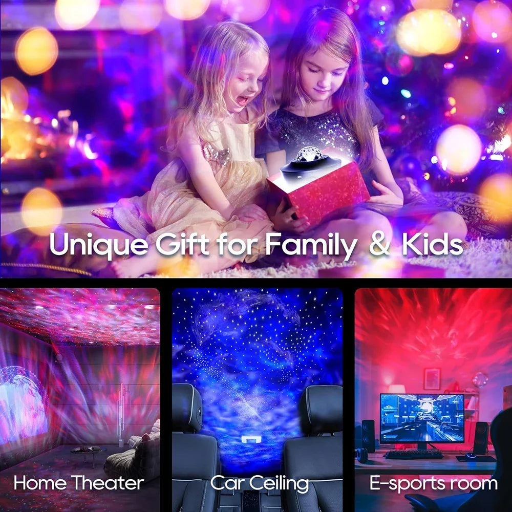 LED Starry Galaxy Projector Night Light