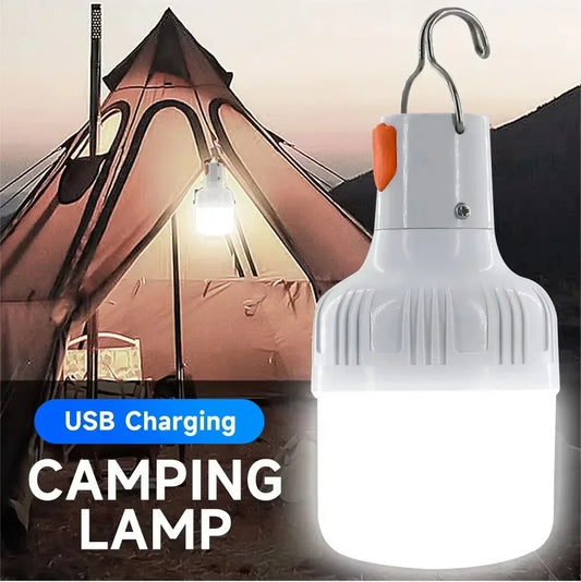 Rechargeable USB Camping LED Bulb with Hook