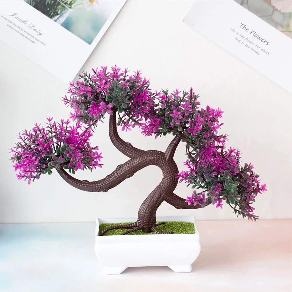 Potted Bonsai Artificial Plant