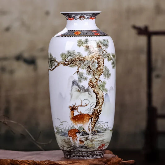 Chinese Traditional Jingdezhen Ceramic Vase