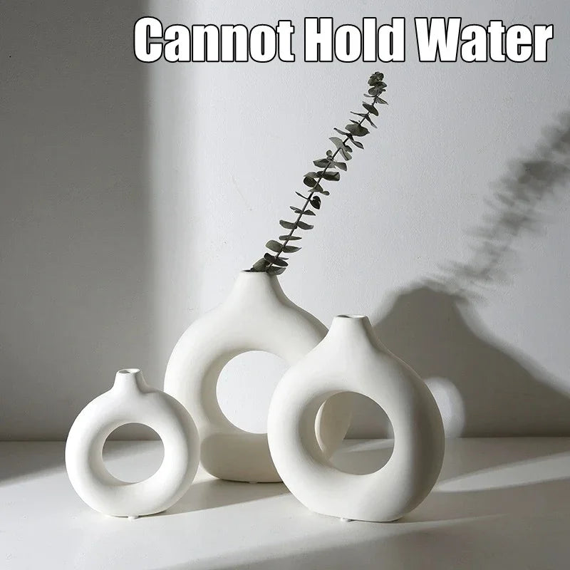 Imitation Vase(Pure White/Black)