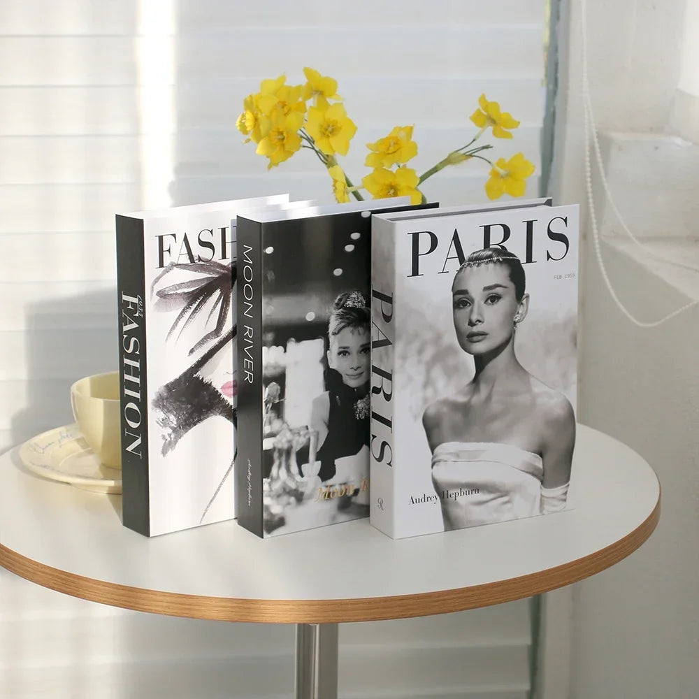 3-Pcs Fashion Fake Book Set (Decoration)