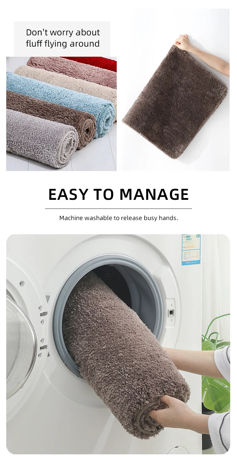 Ultra-Soft Non-Slip Rug & Water Absorber