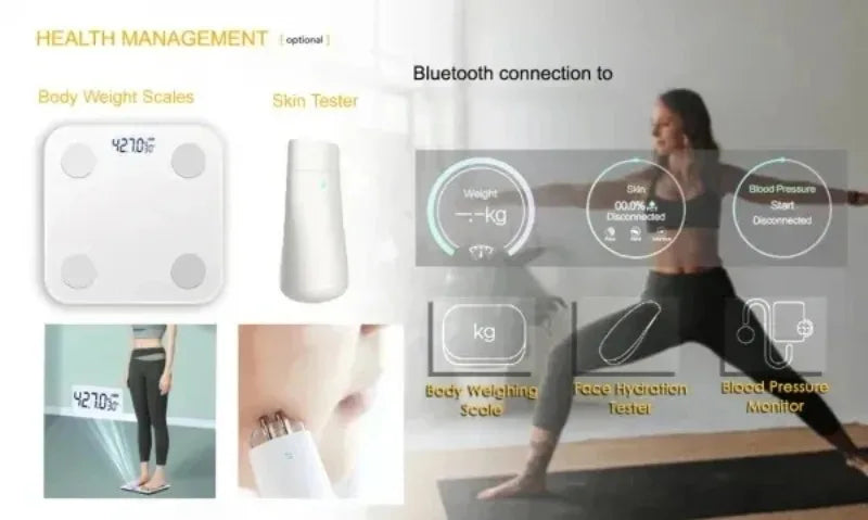 Luxury Glass Smart Mirror with Android TV & LEDs