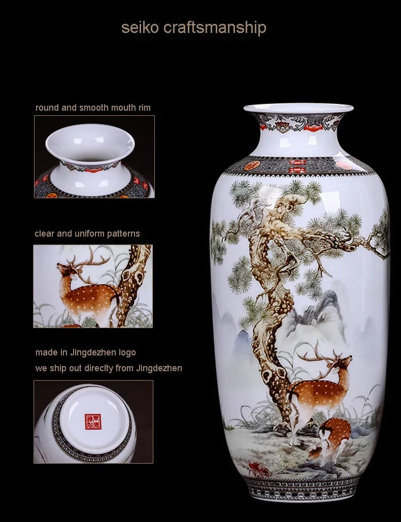 Chinese Traditional Jingdezhen Ceramic Vase