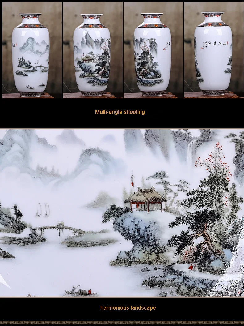Chinese Traditional Jingdezhen Ceramic Vase