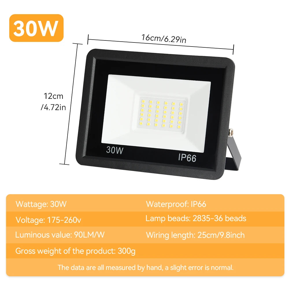 LED Outdoor Floodlight 10W/20W/30W/50W/100W(220V)