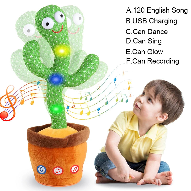 Cactus Talking & Dancing Toy