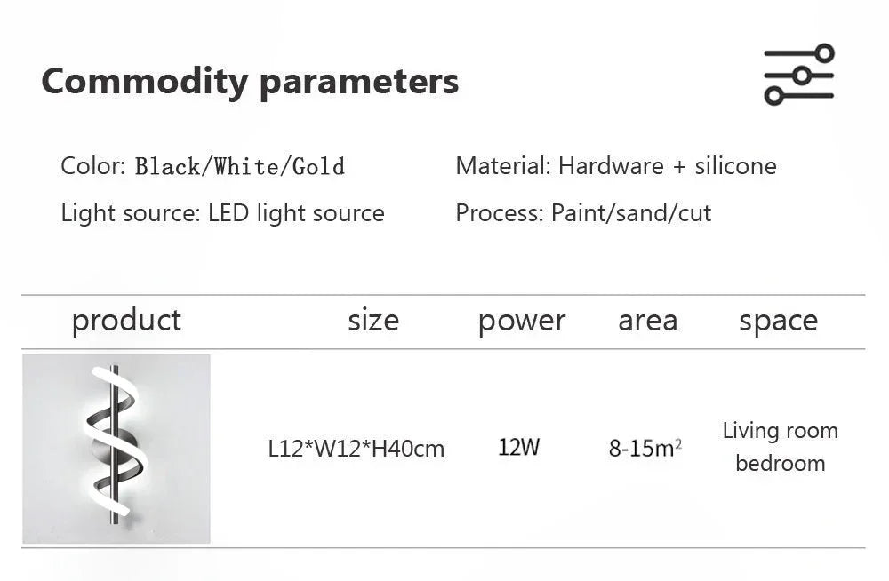 Luxury LED Wall Lamp