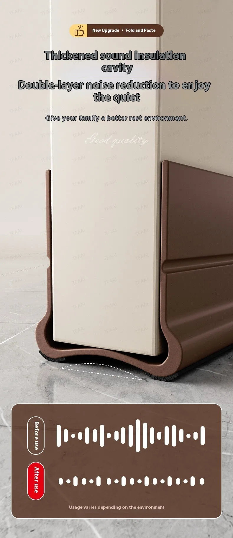 Wind/Dust Door Seal