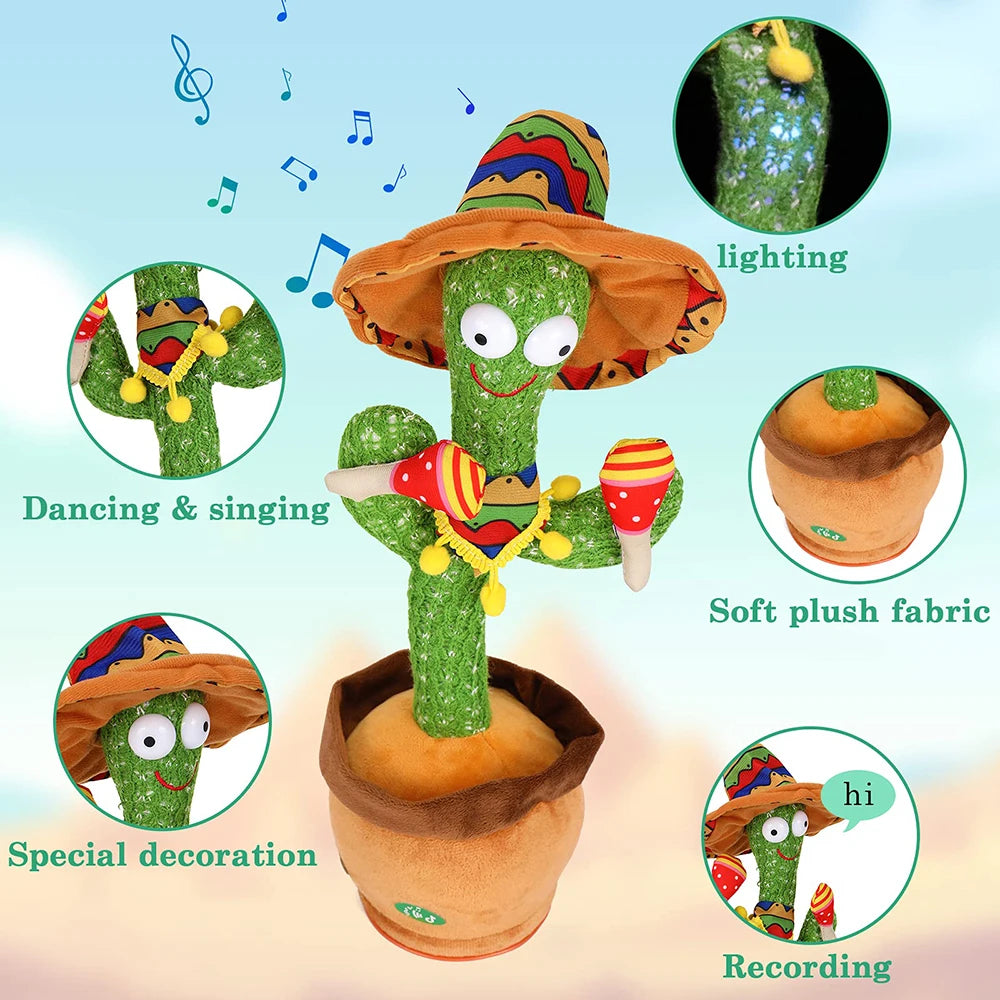 Cactus Talking & Dancing Toy