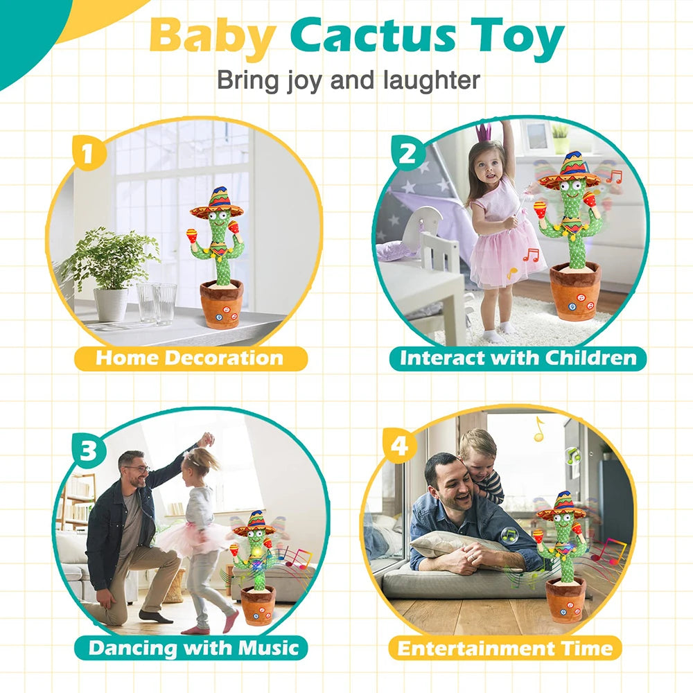 Cactus Talking & Dancing Toy
