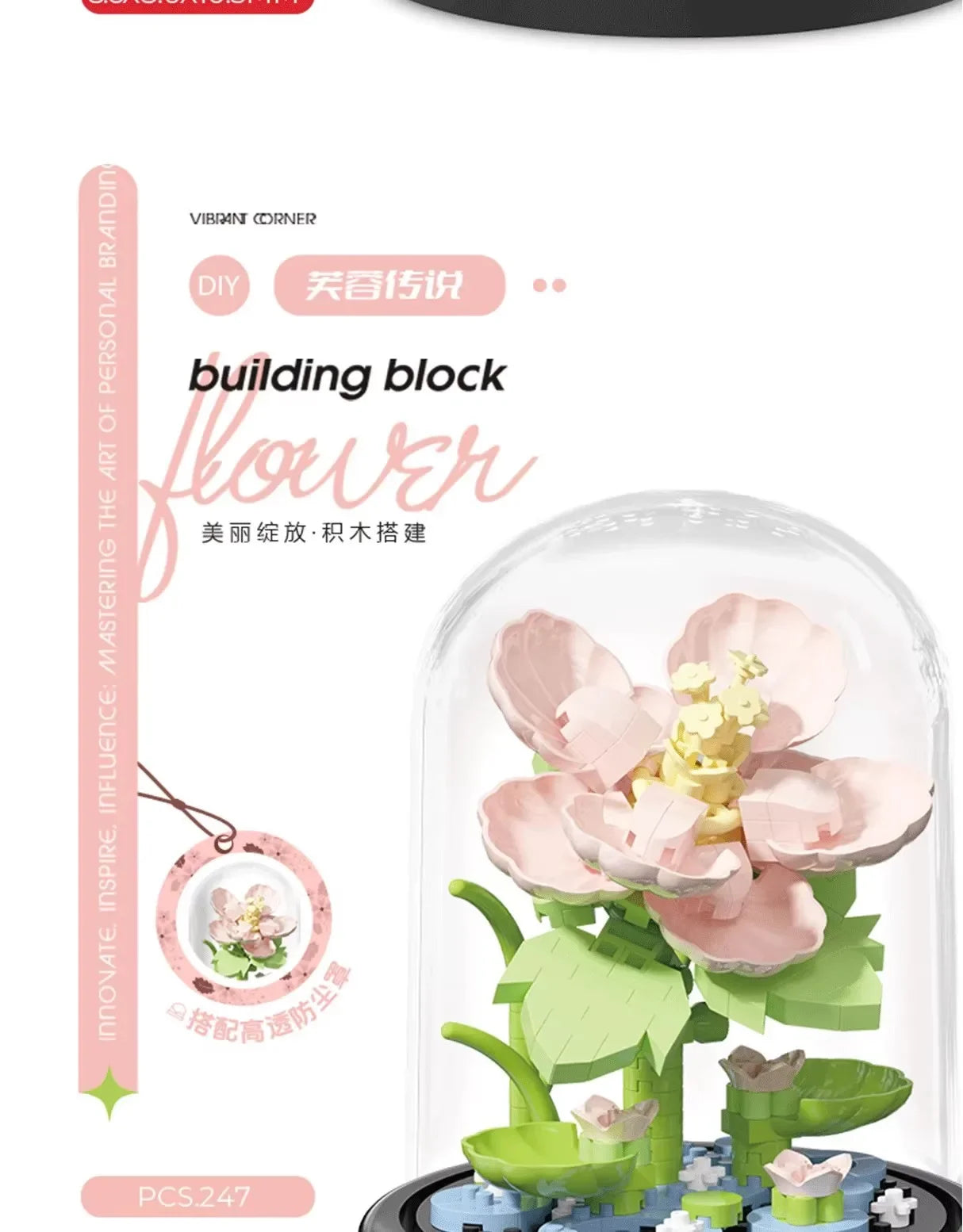 Flower Bouquet Bonsai Building Blocks