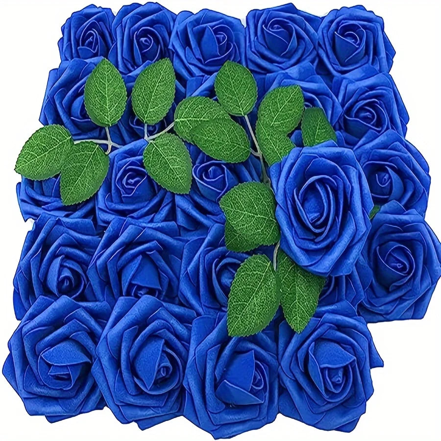 25pcs Artificial Rose Stems(DIY Bouquets)