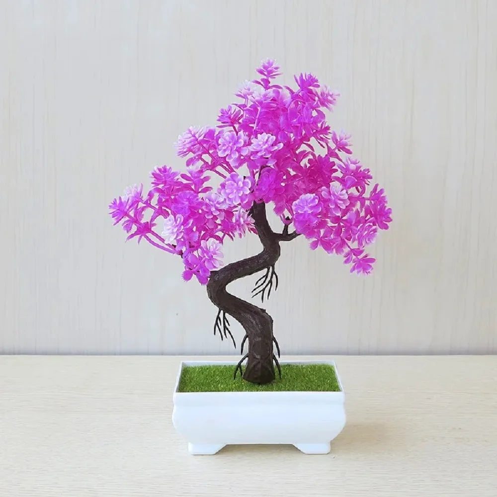 Potted Bonsai Artificial Plant