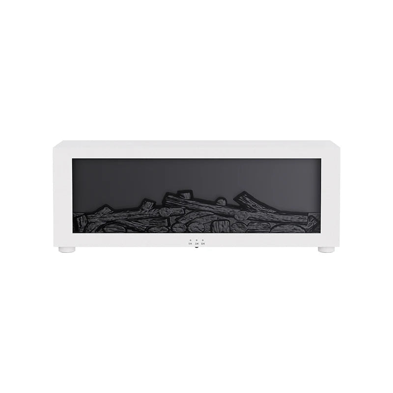 Colorful Flame Fireplace Aroma Diffuser Waterless Auto-Off Air Humidifier(Timer Remote Control)