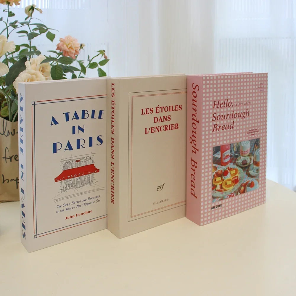 3-Pcs Fashion Fake Book Set (Decoration)