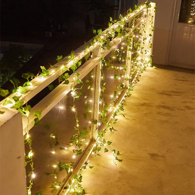 Flower Leaf Garland LED Lights