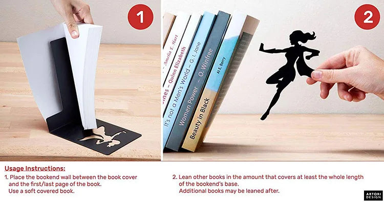 20cm Superhero Metal Bookshelf (large size)