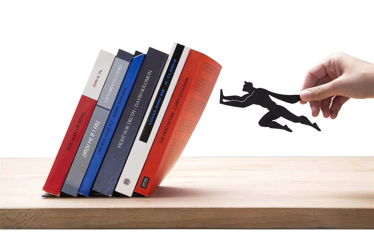 20cm Superhero Metal Bookshelf (large size)