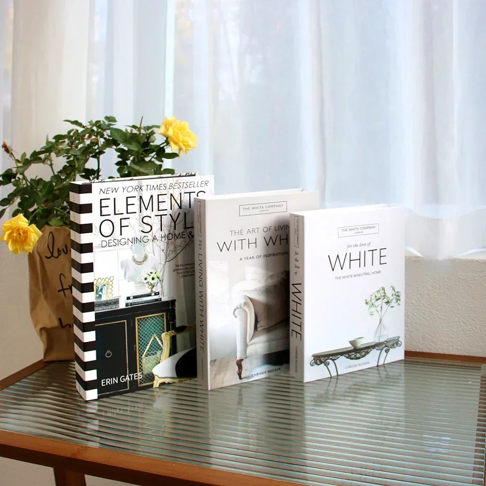3-Pcs Fashion Fake Book Set (Decoration)