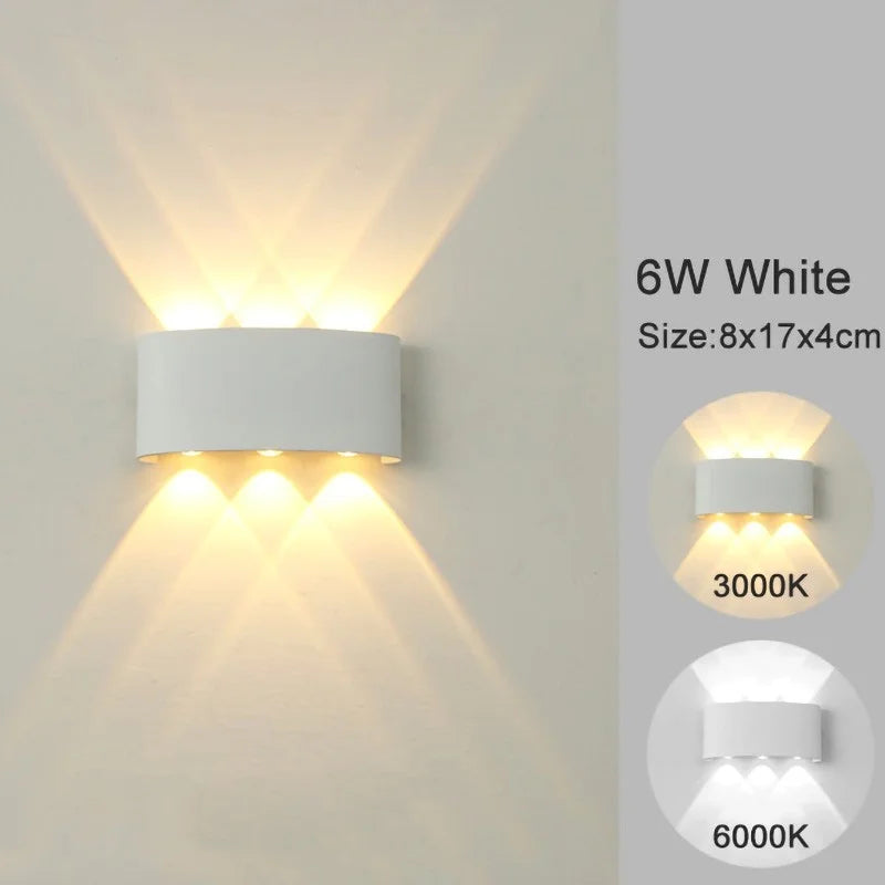 Modern Indoor/Outdoor LED Wall Light