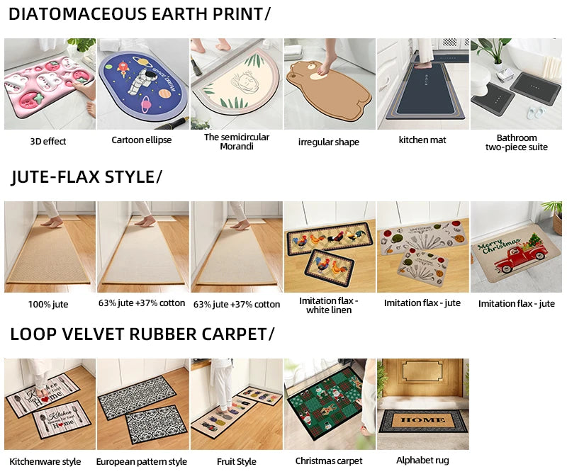 Ultra-Soft Non-Slip Rug & Water Absorber