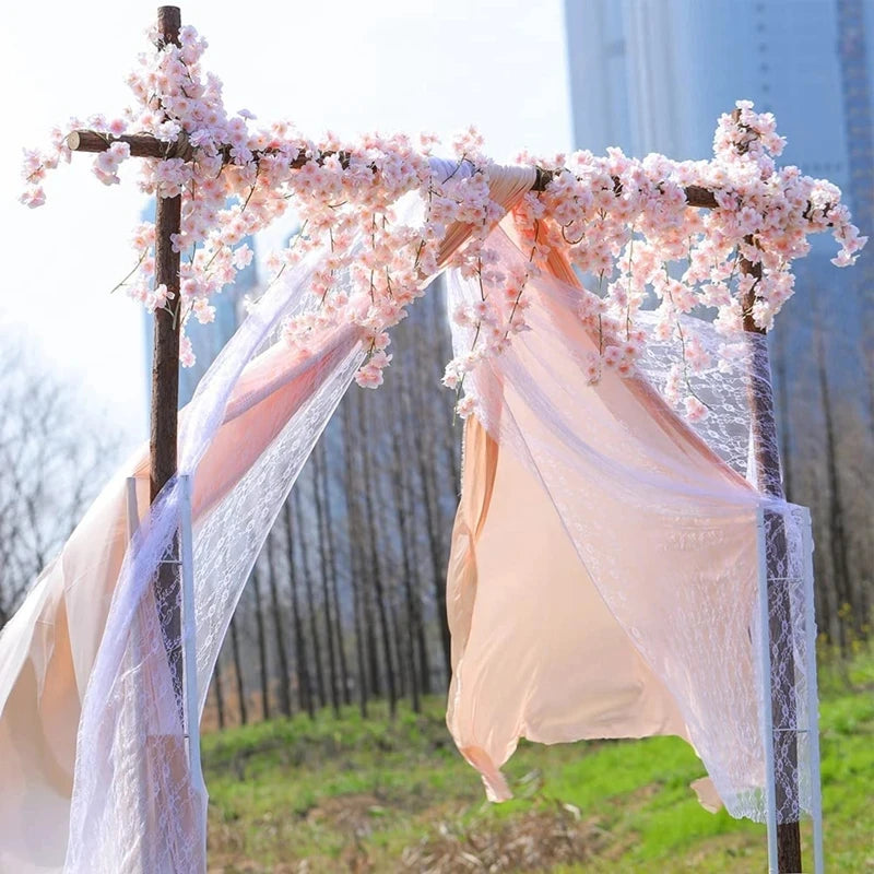 Artificial Silk Cherry Blossom Vine DIY Arrange