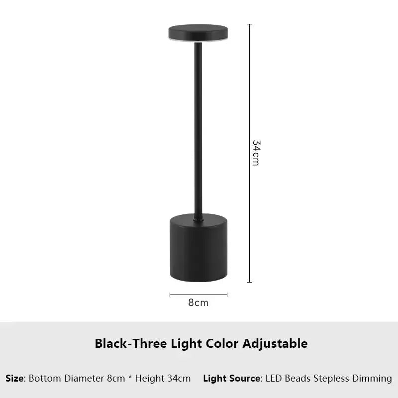 Retro LED Table Lamp Touch Dimmable Desk Lamp