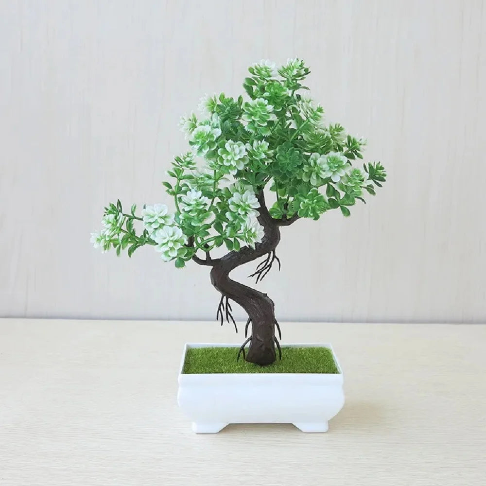 Potted Bonsai Artificial Plant