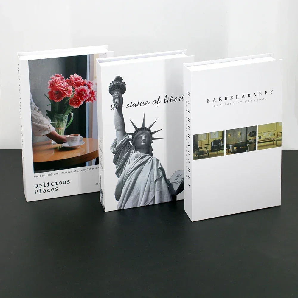 3-Pcs Fashion Fake Book Set (Decoration)