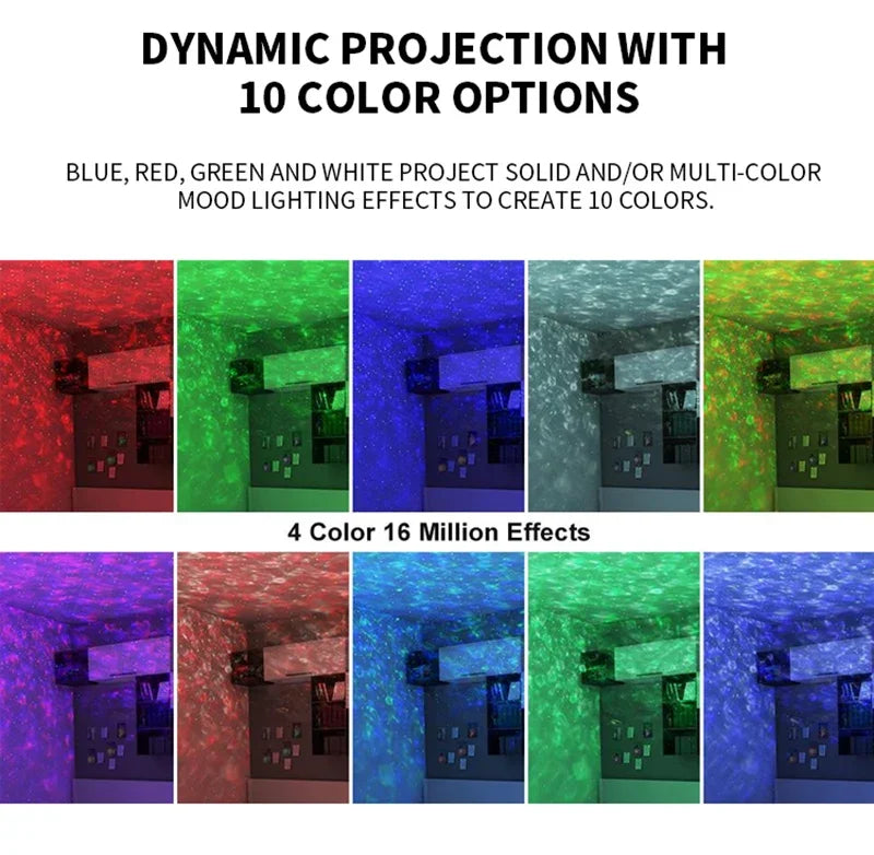 LED Starry Galaxy Projector Night Light