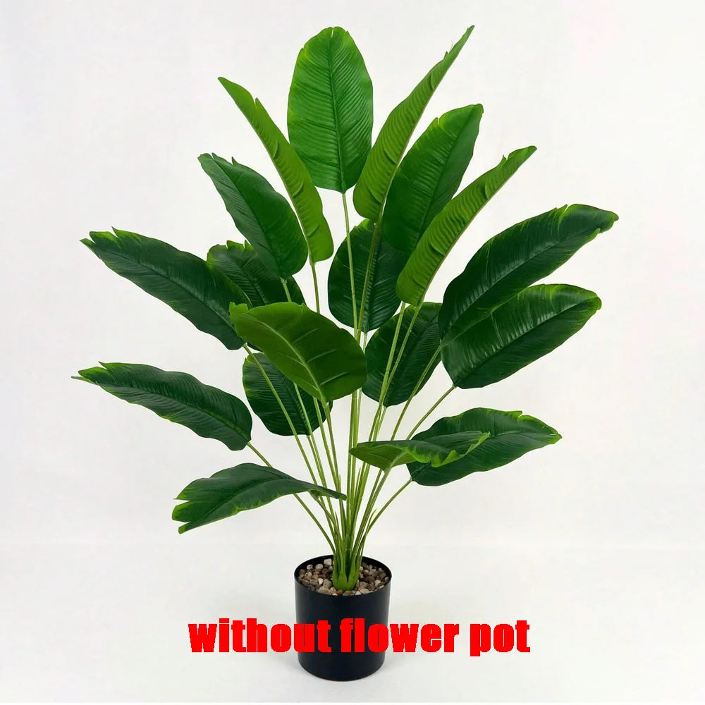 18 Large Artificial Banana Plant Leaves