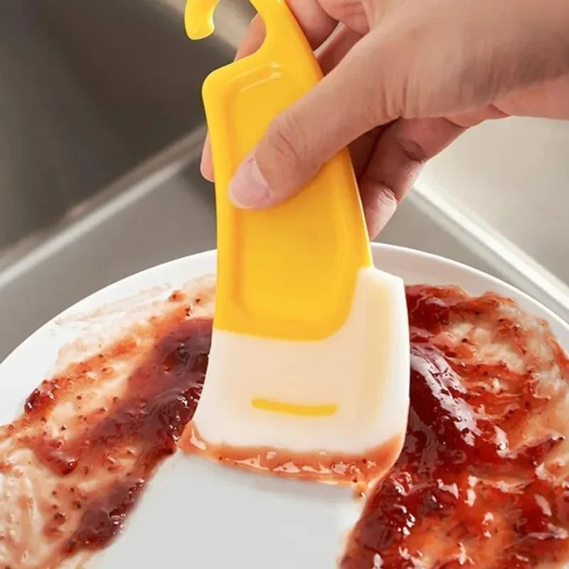 Cleaning Spatula Kitchen Soft Blade Scraper