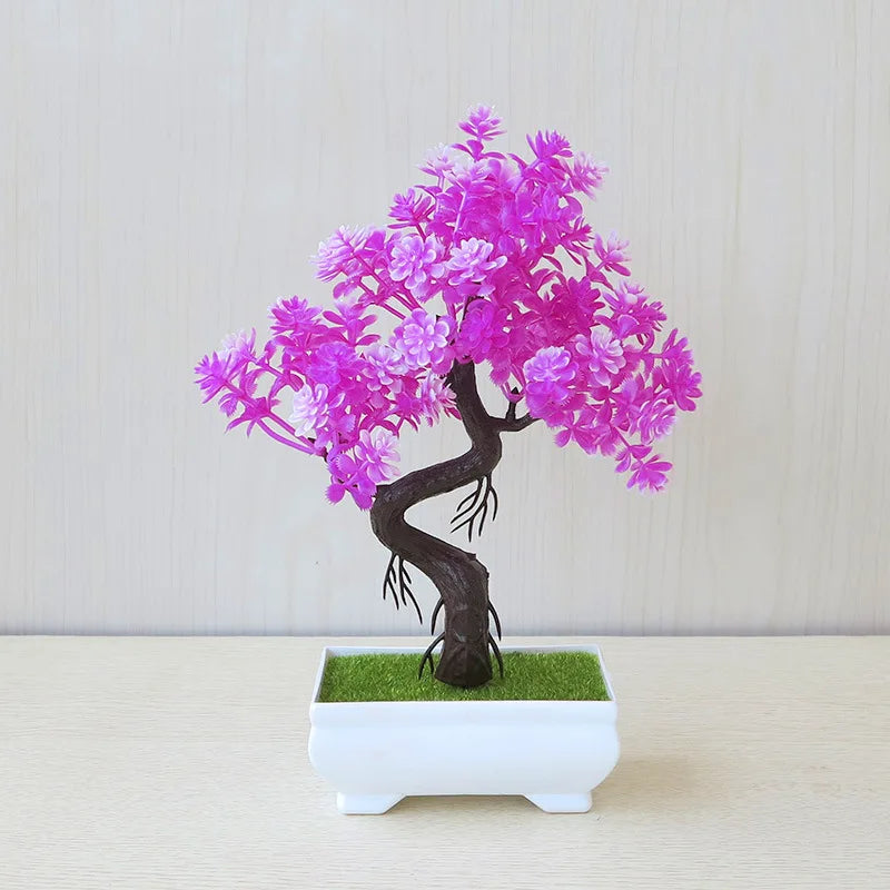Potted Bonsai Artificial Plant