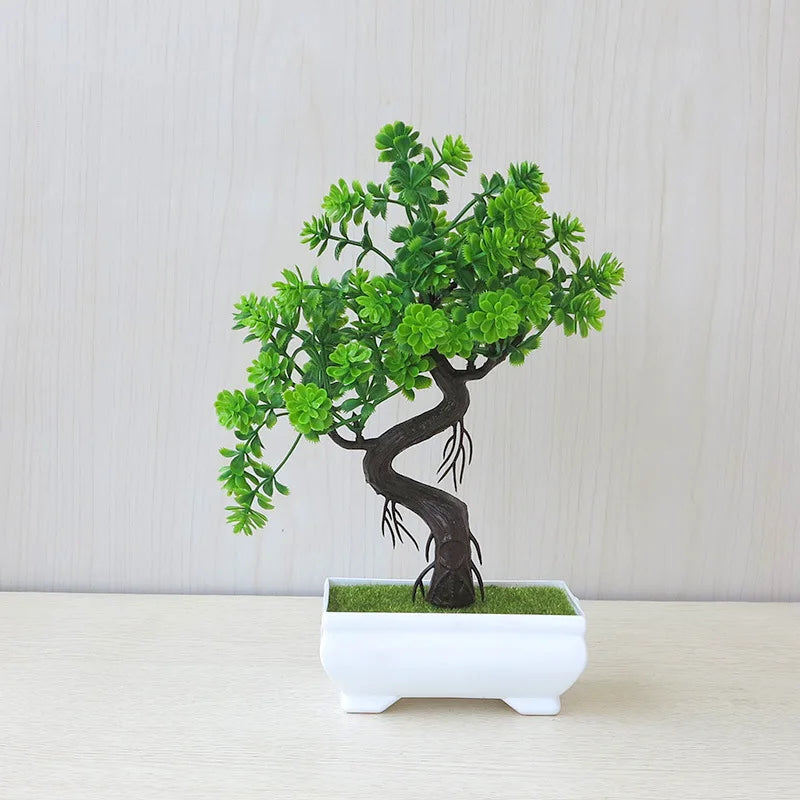 Potted Bonsai Artificial Plant