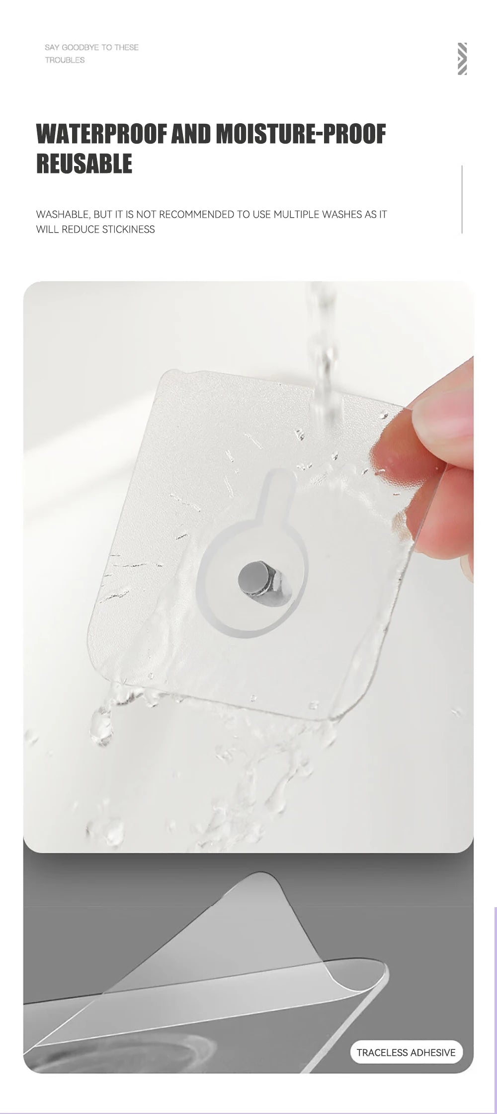 Strong Adhesive Wall Hook Without Piercing