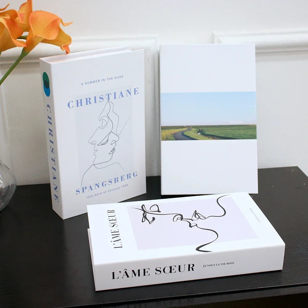 3-Pcs Fashion Fake Book Set (Decoration)