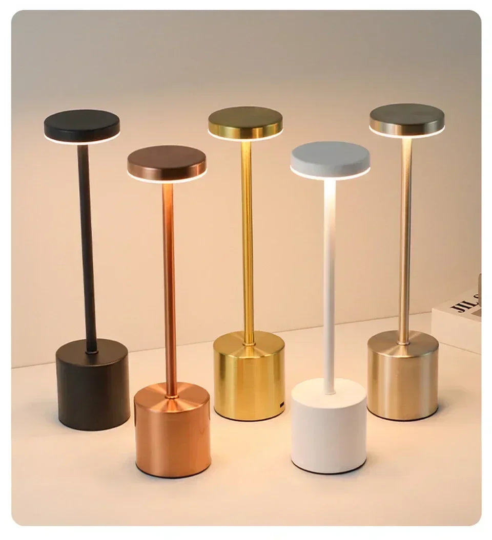 Retro LED Table Lamp Touch Dimmable Desk Lamp