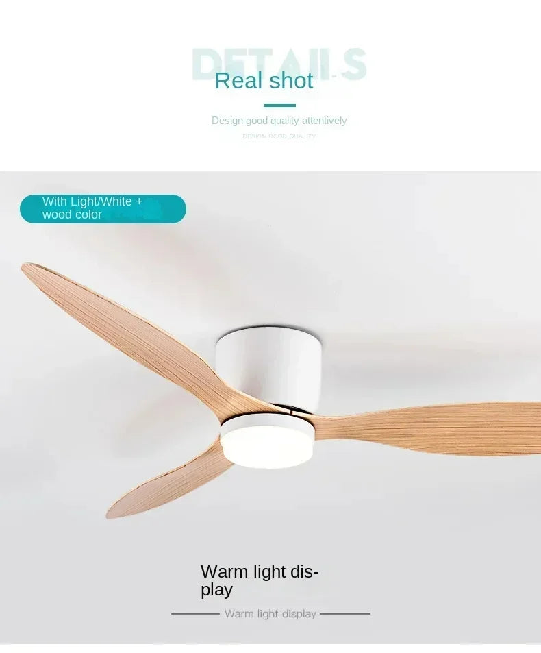 Remote Ceiling Fan &  LED Light