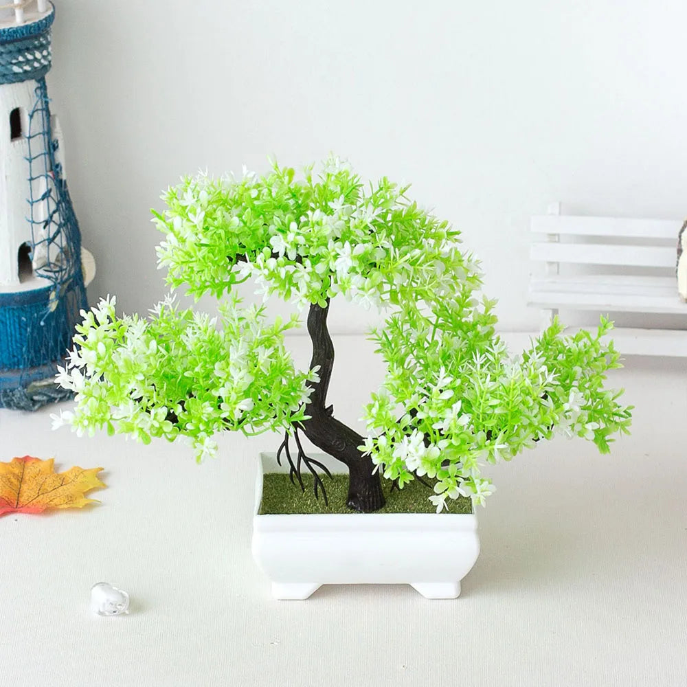 Potted Bonsai Artificial Plant