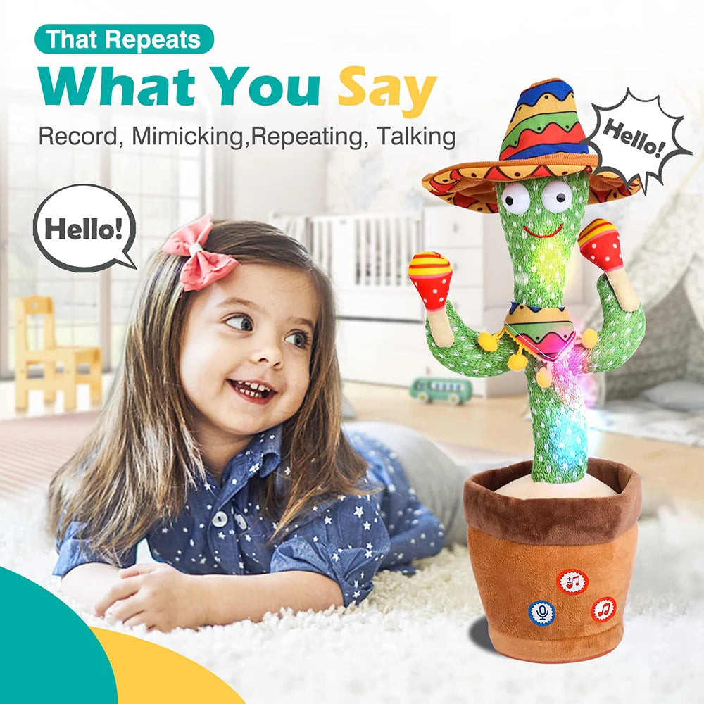 Cactus Talking & Dancing Toy