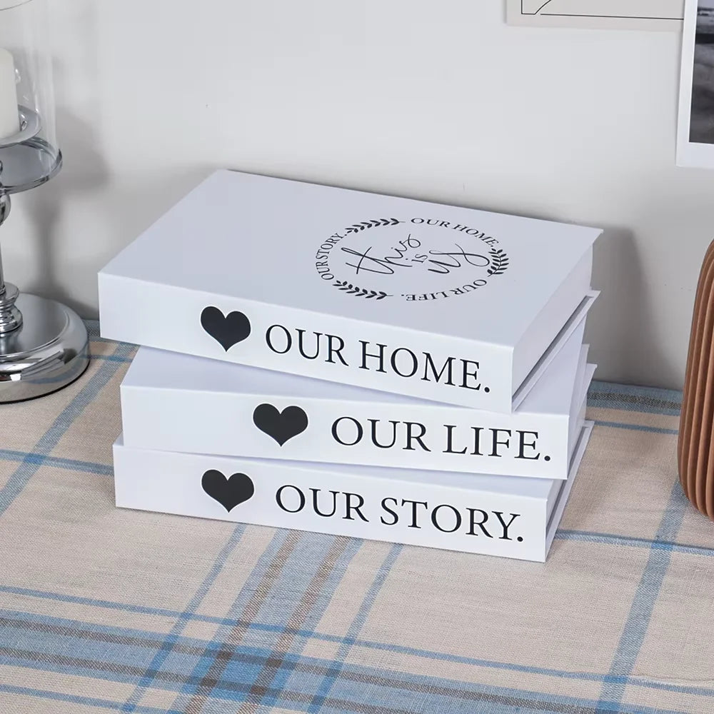 3-Pcs Fashion Fake Book Set (Decoration)