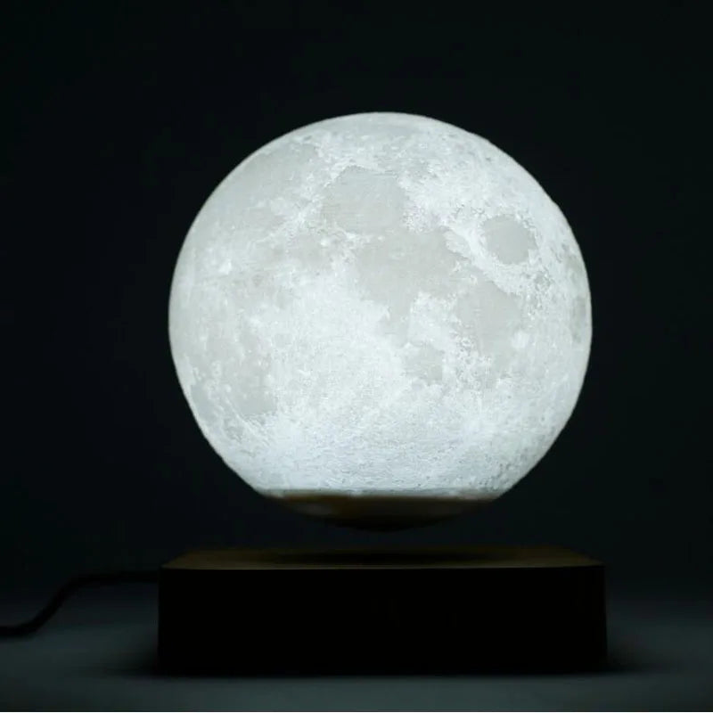 Floating LED Moon Lamp with Magnetic Base