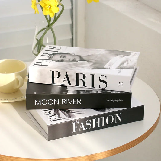 3-Pcs Fashion Fake Book Set (Decoration)