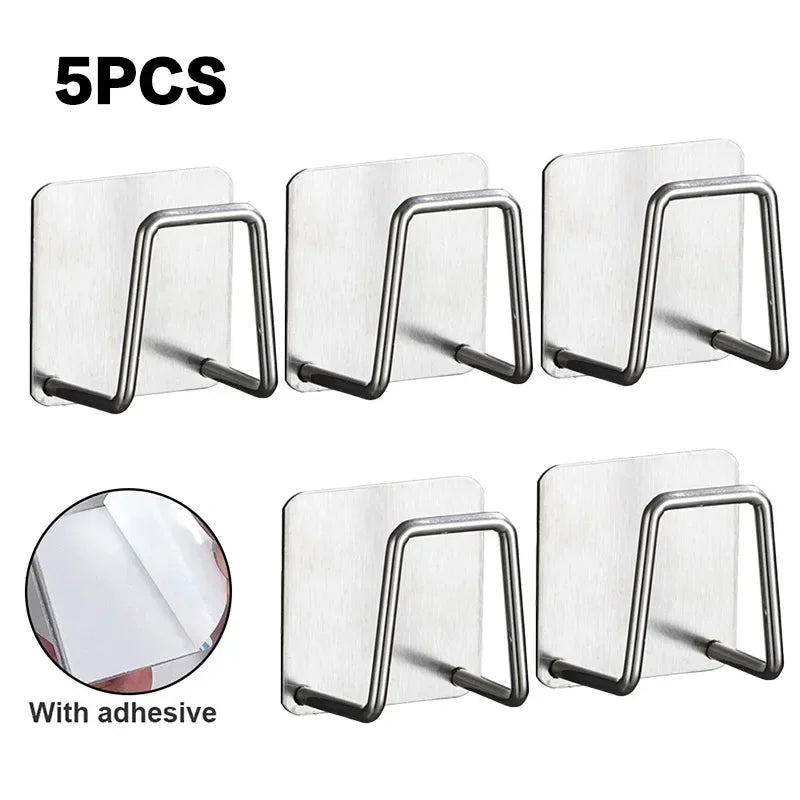 Kitchen Sponges Holder Stainless Steel (Sticky No-drill)